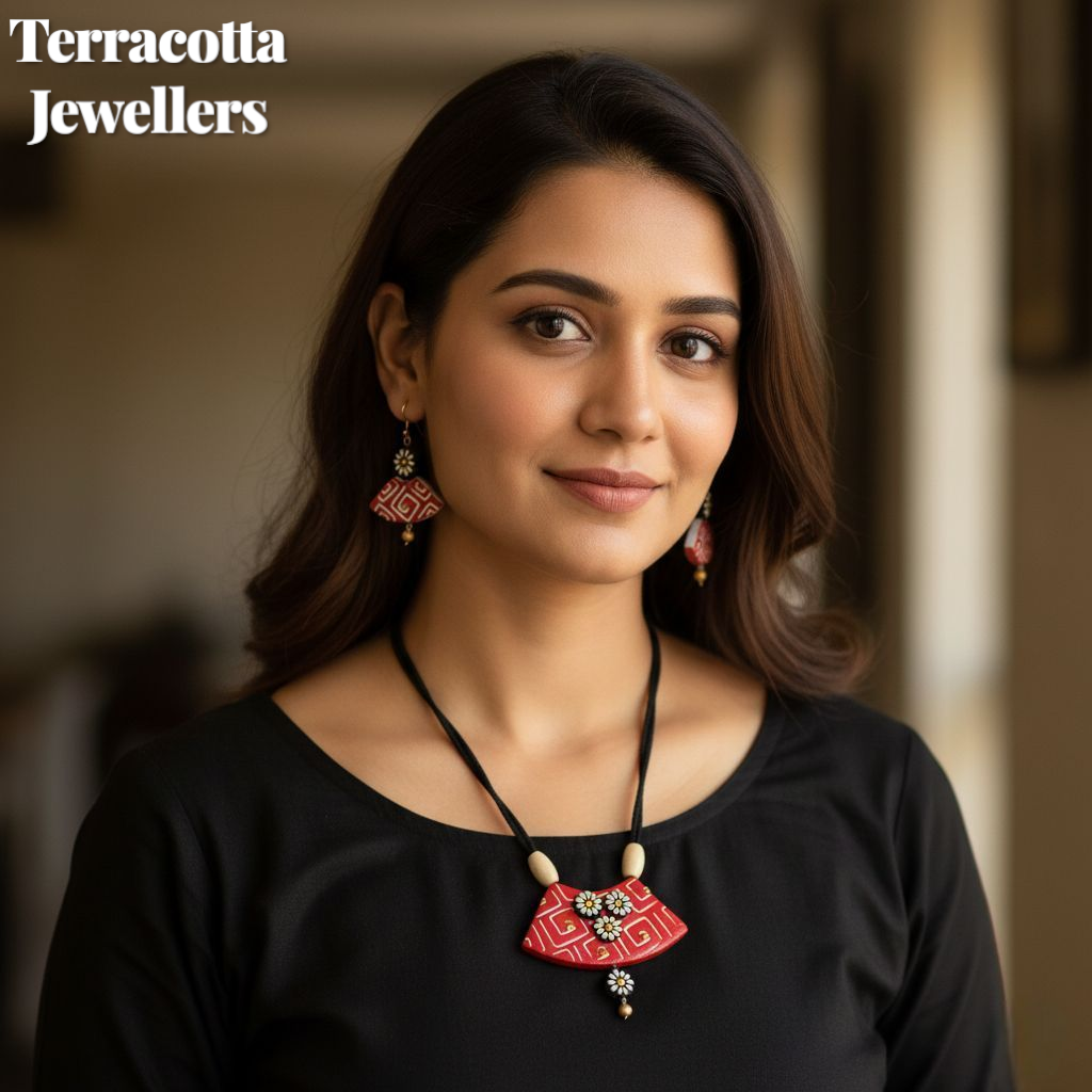 antique terracotta jewellery